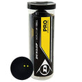Dunlop Pro Squash 3 Ball Tube - Double Yellow - atr-sports