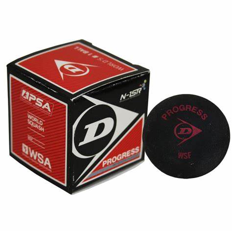 Dunlop Progress Red Squash Ball - (1Ball)