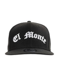 El Monte 950 black baseball cap with white embroidered logo on the front