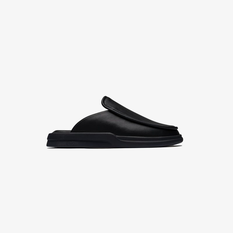 Esto - Jet Black Smooth Leather / Matte Black
