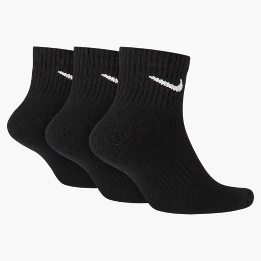 Everyday Cushioned Ankle Socks in Black / White