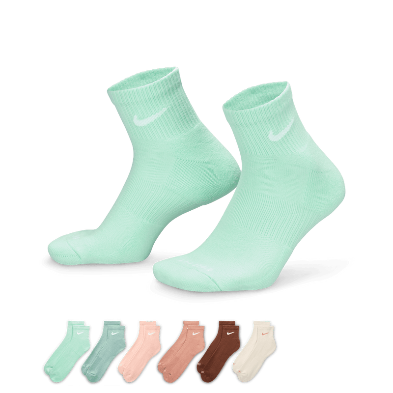 Nike Everyday Plus Cushioned Training Ankle Socks (6 Pairs) "Unisex"