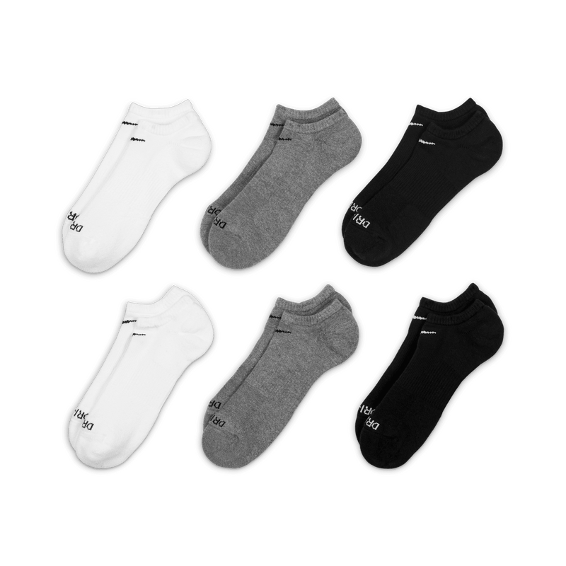 Nike Everyday Plus Cushioned Training No-Show Socks (6 Pairs) "Unisex"