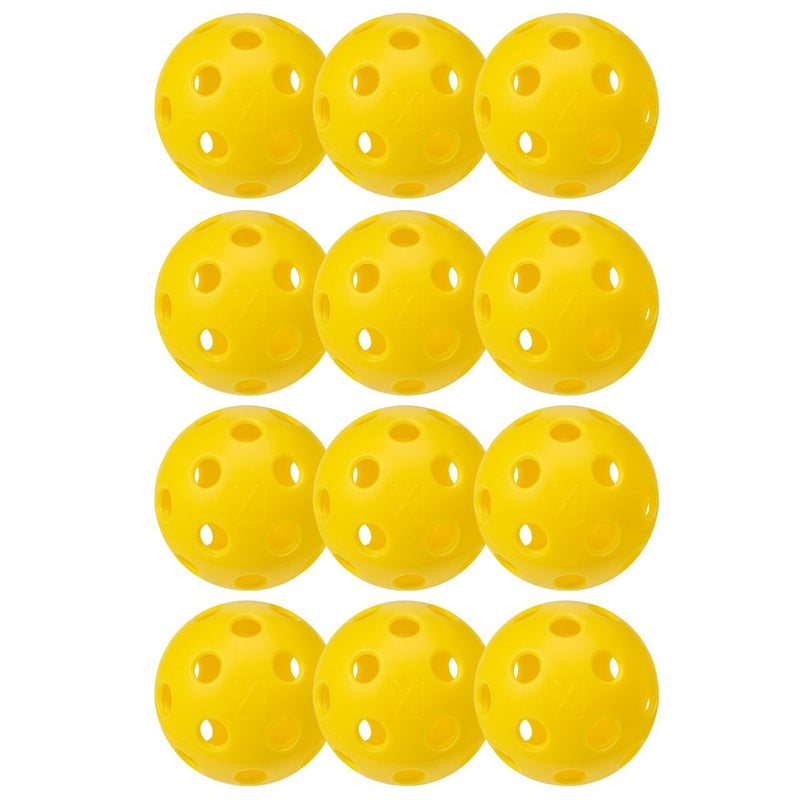 Franklin X-26 Indoor Pickleballs in Yellow