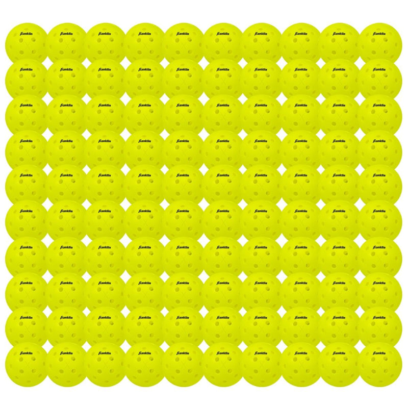 Franklin X-40 Outdoor Pickleballs in Optic Yellow