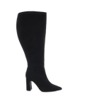 FREDDY EXTENDED CURVE - BLACK SUEDE-Boots-Billini-BILLINI USA