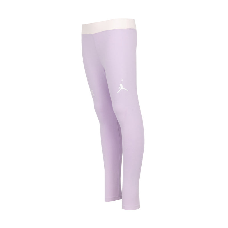 Youth violet leggings with Jumpman logo detail