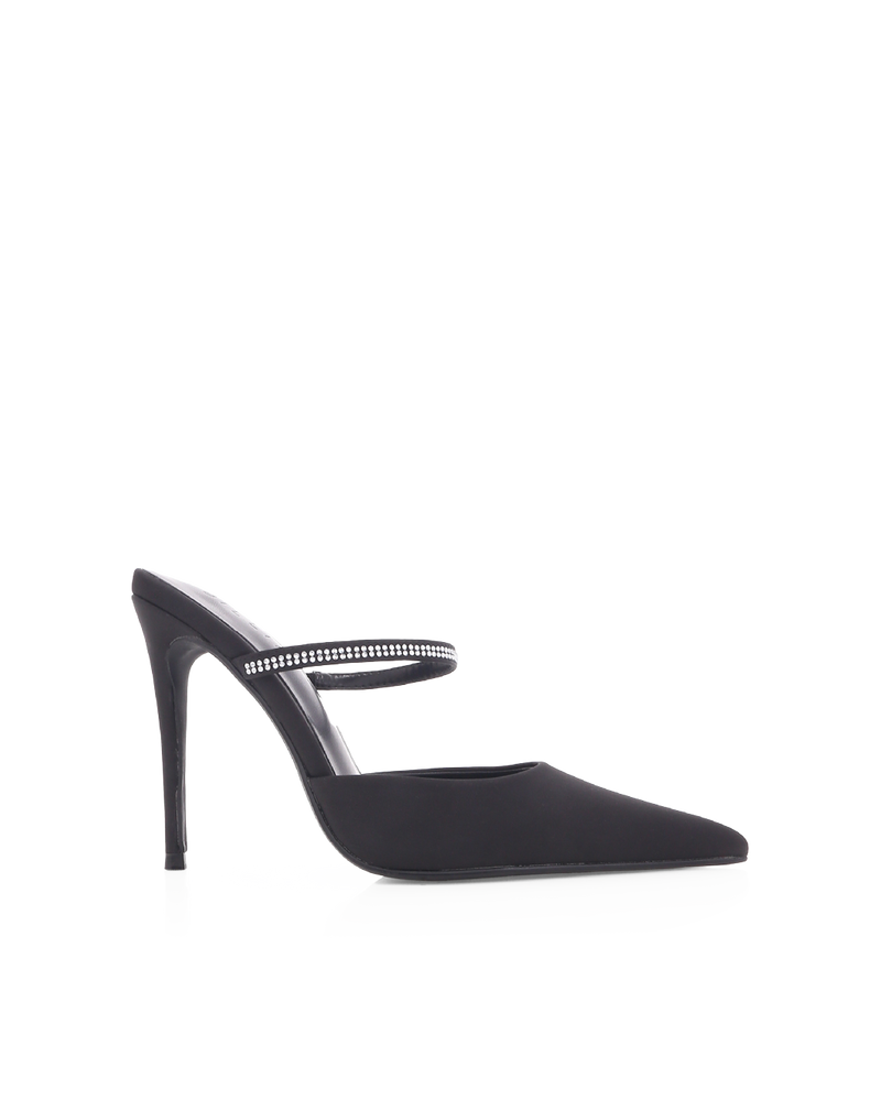 GIANELLA - BLACK SATIN-PUMPS-Billini-BILLINI USA