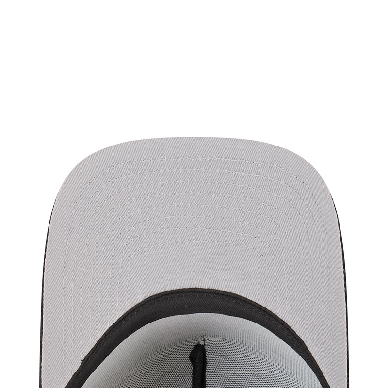 Light gray youth baseball cap crown with visible stitching, no logo shown.