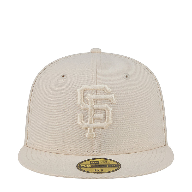 Light cream baseball cap with raised Giants-style 'S' logo on front