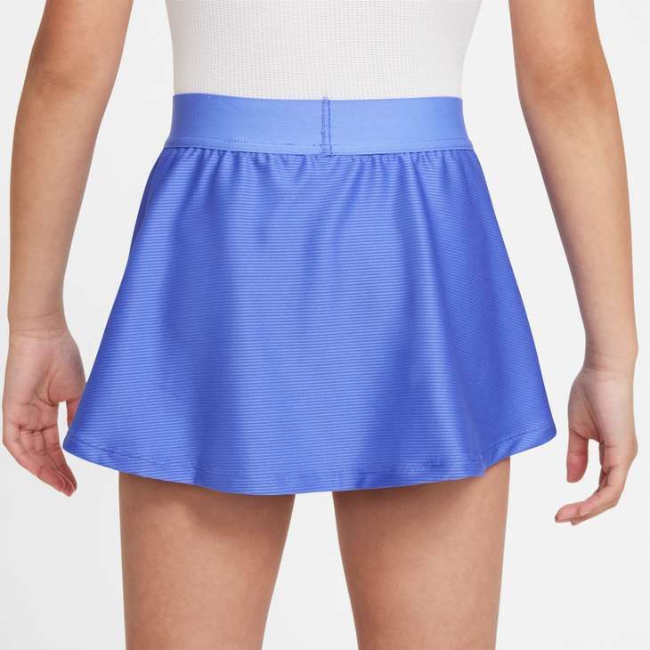 Girl's Court Dri-Fit Victory Flouncy Skirt (Sapphire/White)