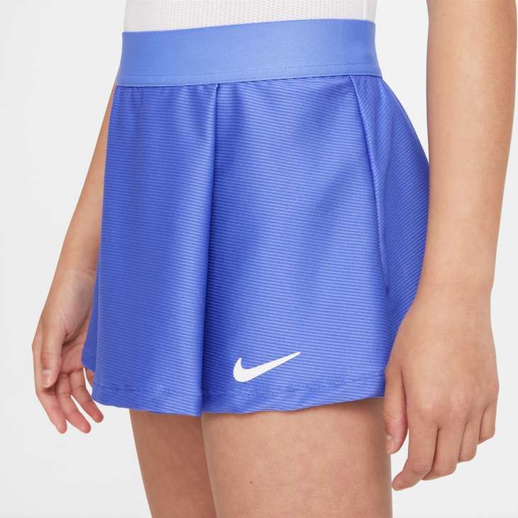 Girl's Court Dri-Fit Victory Flouncy Skirt (Sapphire/White)