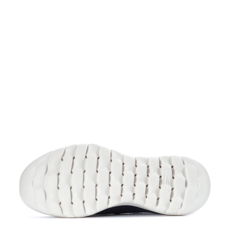 Women's slip-on sneaker outsole with white tread pattern