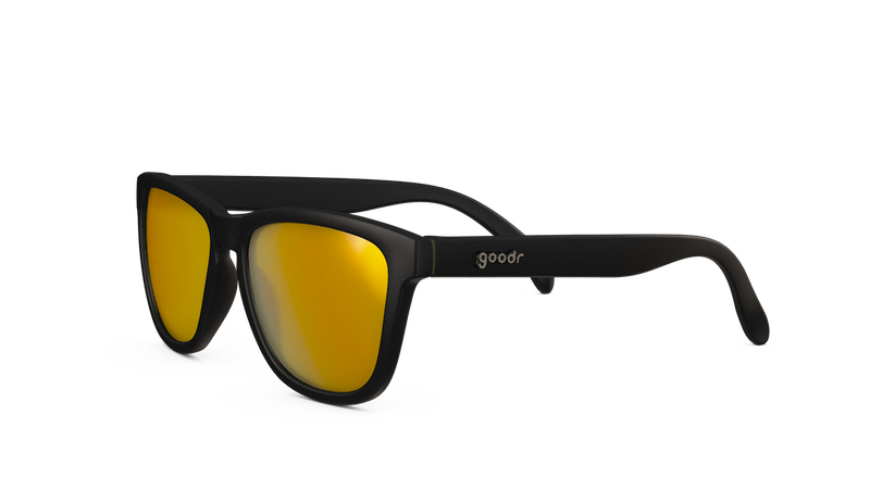 Goodr OG Polarized Sunglasses - Whiskey Shots with Satan