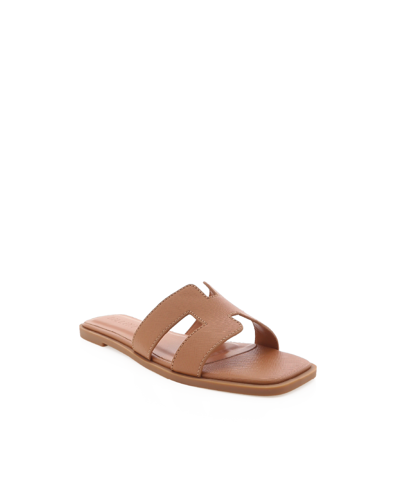 GORDY - LIGHT TAN SAFFIANO SHINE-Sandals-Billini-BILLINI USA