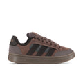 Men's adidas low-top skate sneakers, brown/charcoal, lace-up