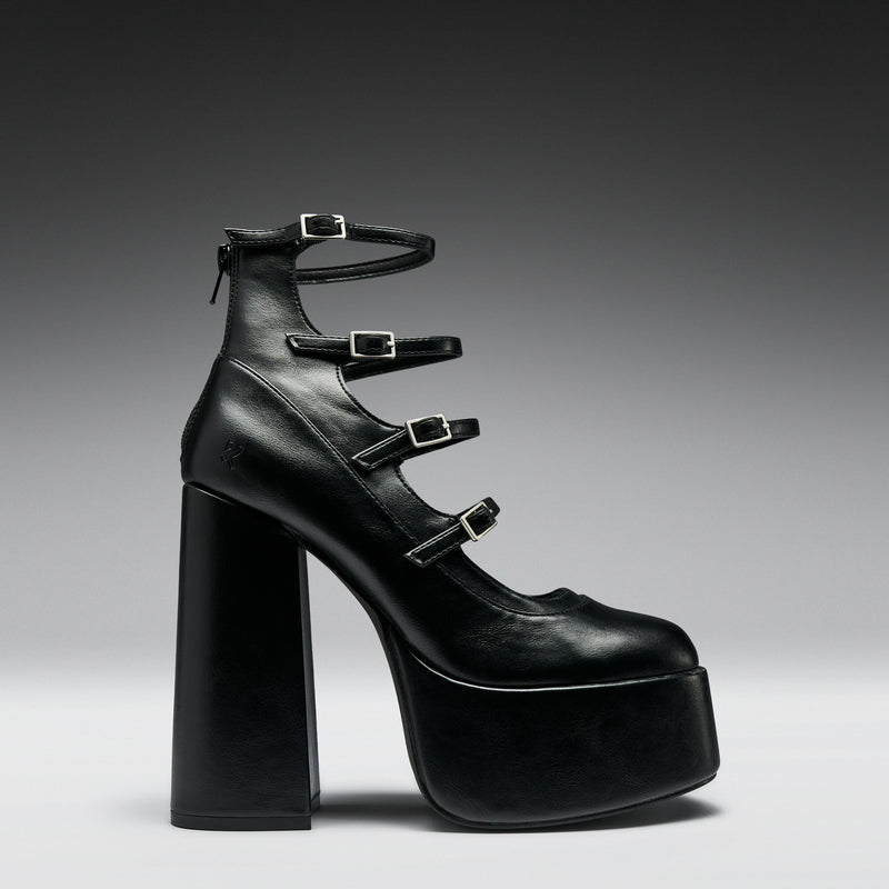 Gurren Strappy Platform Heels - Right View
