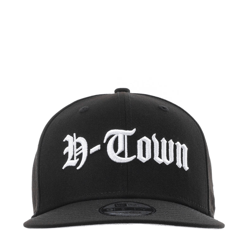 Black baseball cap with white H-Town front logo