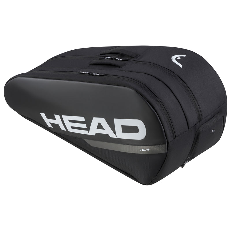 Head Tour 9 Racquet Tennis Bag L in Black/White
