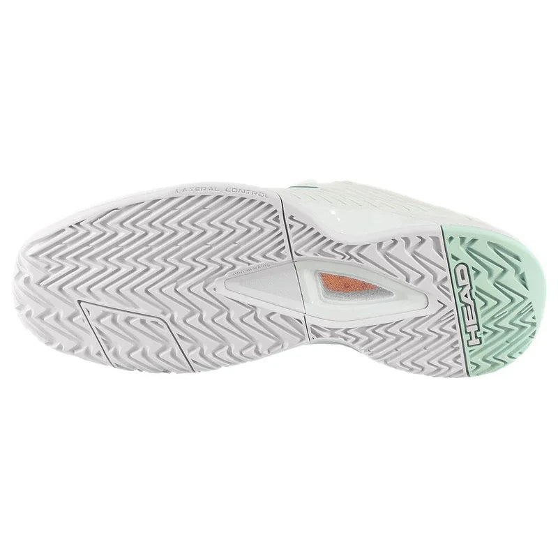 Head Women's Revolt Pro 4.5 Tennis Shoe In White/Aqua