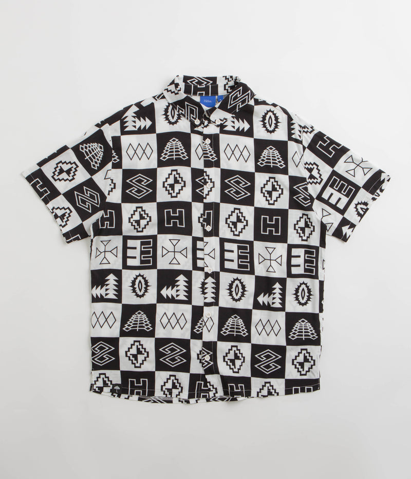 Helas Bel-Air Short Sleeve Shirt in White and Black
