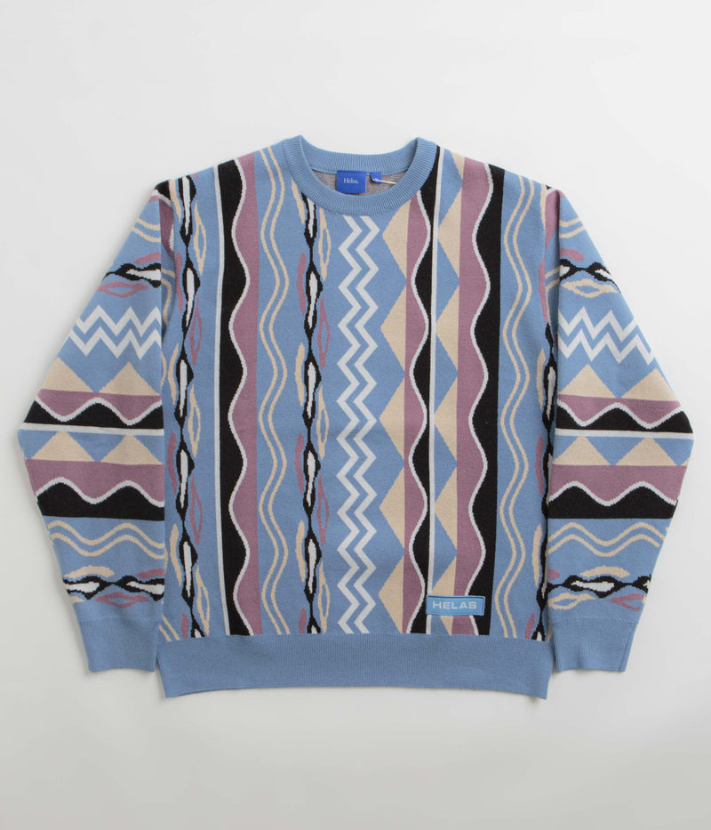 Helas Cool Coog Knit Crewneck Sweatshirt in Multi