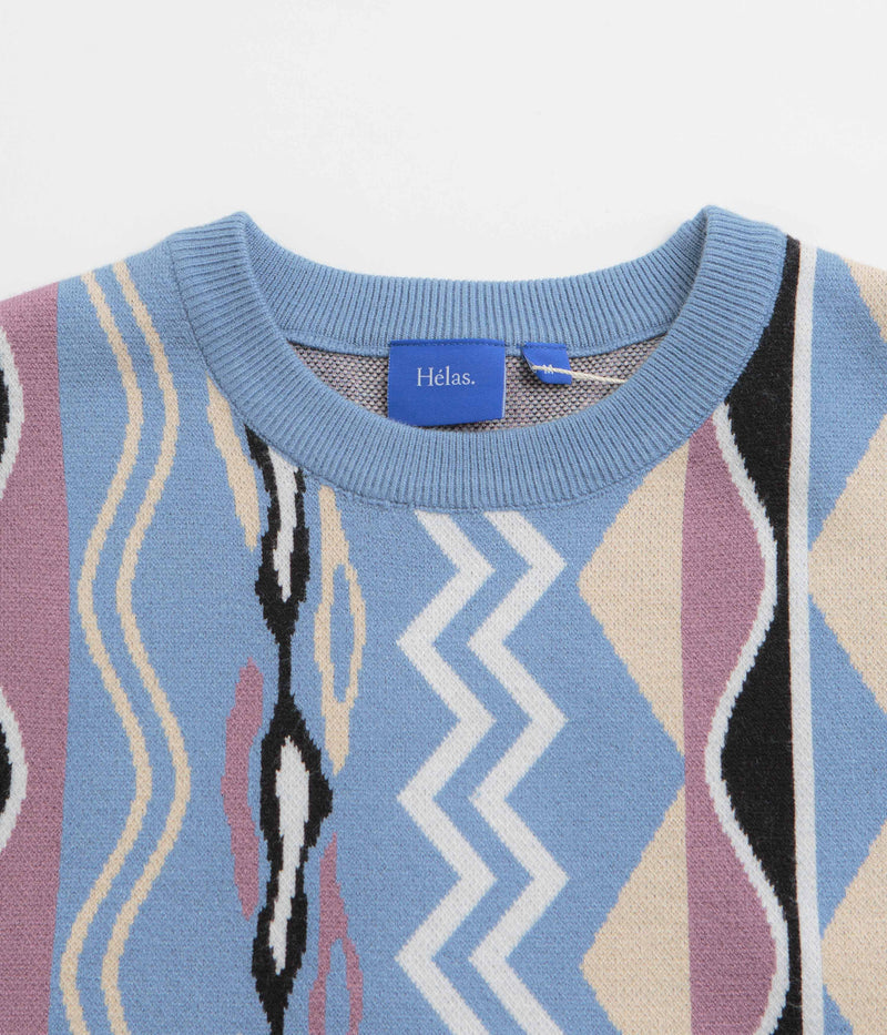 Helas Cool Coog Knit Crewneck Sweatshirt in Multi