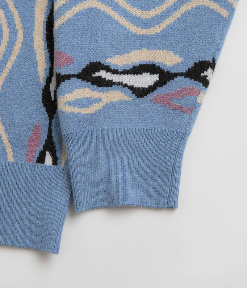 Helas Cool Coog Knit Crewneck Sweatshirt in Multi