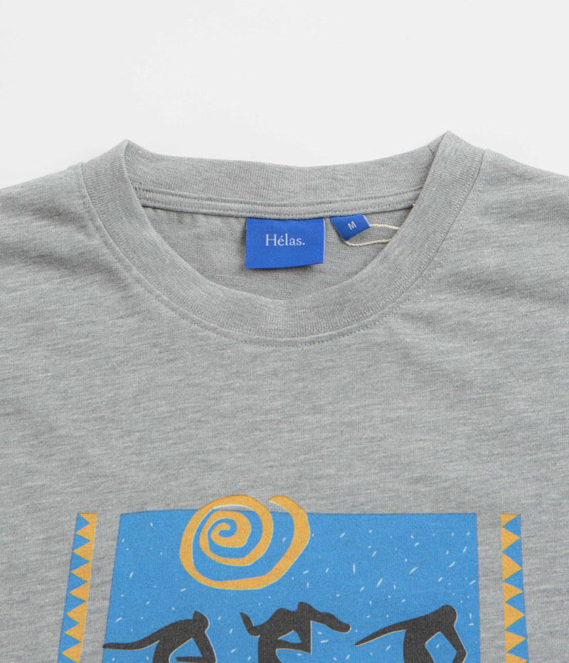 Helas Coureuses T-Shirt in Heather Grey