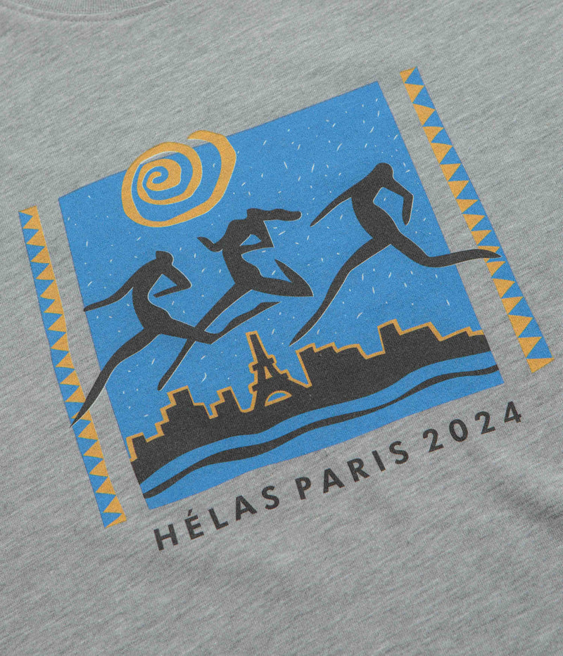 Helas Coureuses T-Shirt in Heather Grey