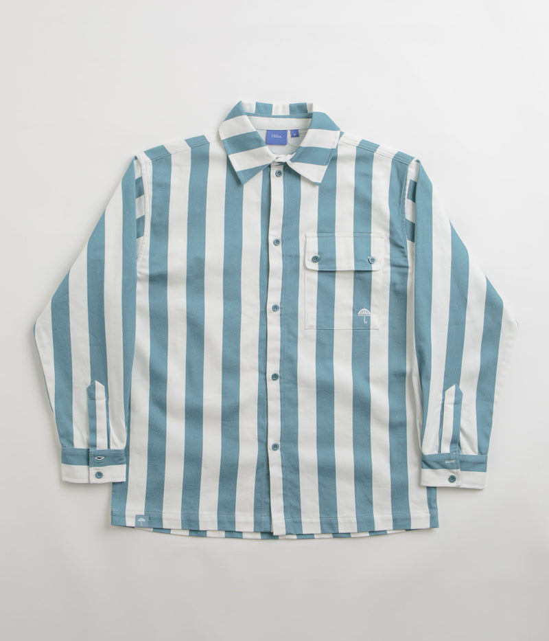 Helas Liner Shirt in White and Blue