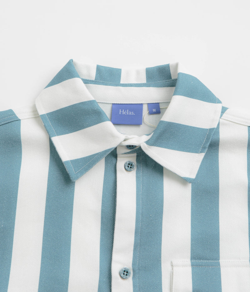 Helas Liner Shirt in White and Blue