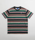 Helas Rayures T-Shirt in Green and Black