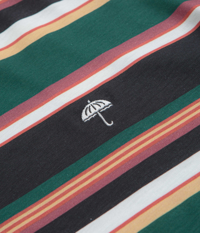 Helas Rayures T-Shirt in Green and Black