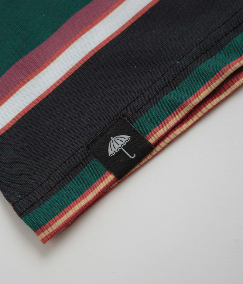 Helas Rayures T-Shirt in Green and Black