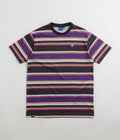 Helas Rayures T-Shirt in Purple and Black