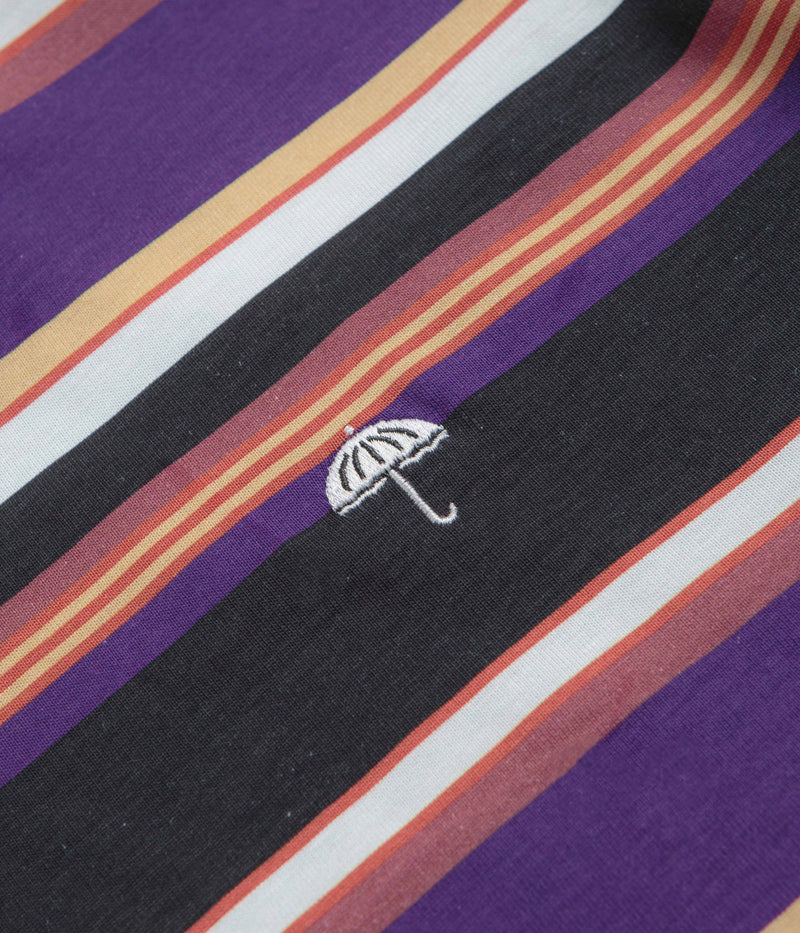 Helas Rayures T-Shirt in Purple and Black