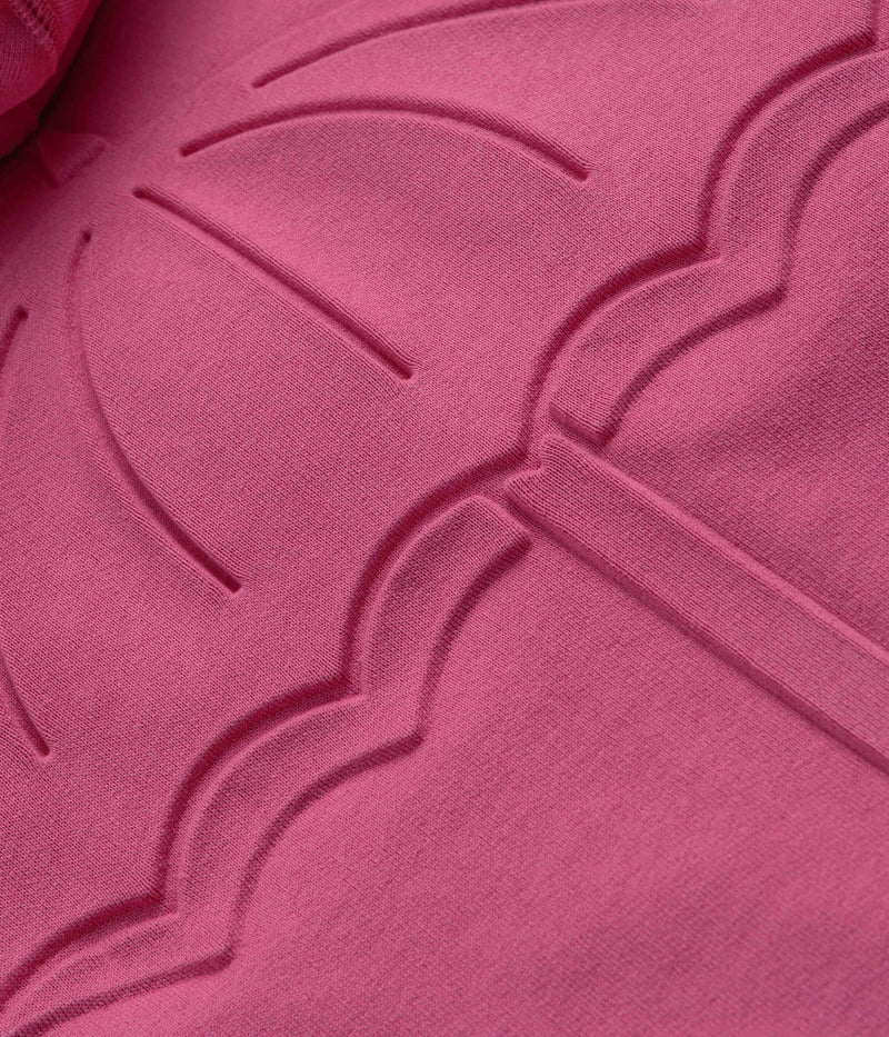 Helas Relief Hoodie in Fuschia