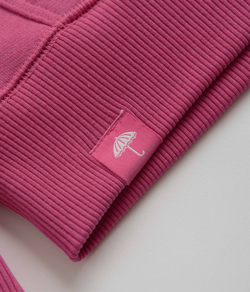 Helas Relief Hoodie in Fuschia
