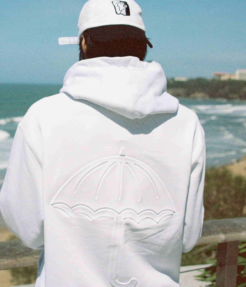 Helas Relief Hoodie in White