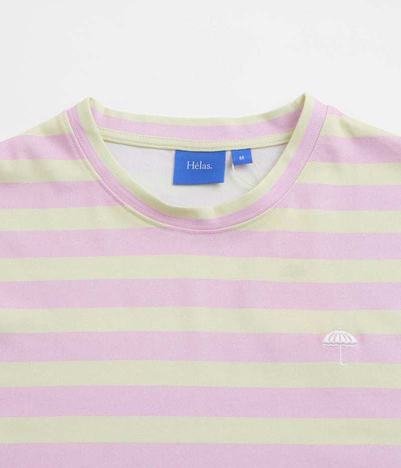 Helas Will Long Sleeve T-Shirt in Yellow and Pink