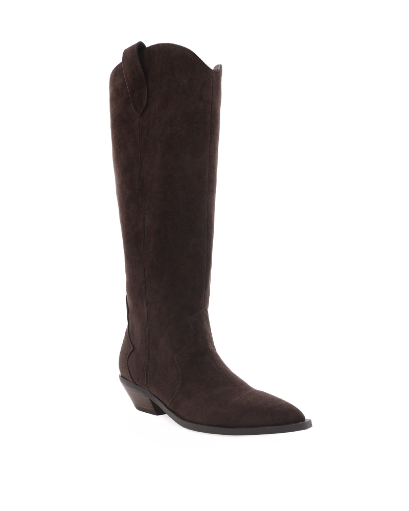 HELIX - DARK CACAO SUEDE-Boots-Billini-BILLINI USA
