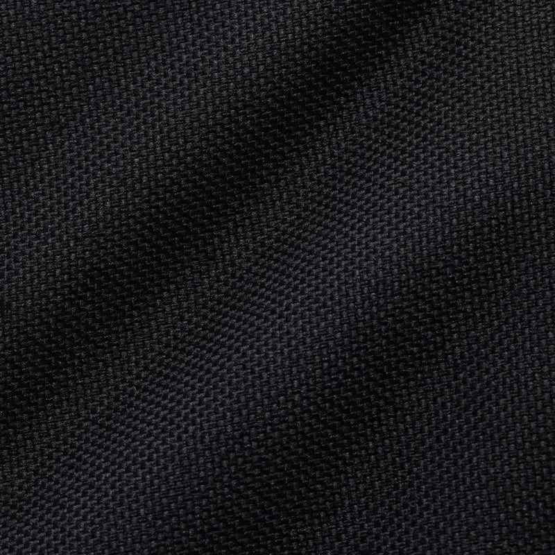 Black woven fabric panel for crossbody bag