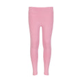 Youth full-length leggings in subtle mauve with wide waistband