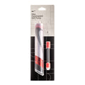 Nike Hyperspeed ball pump with clear cylinder, red handle, and black swoosh design