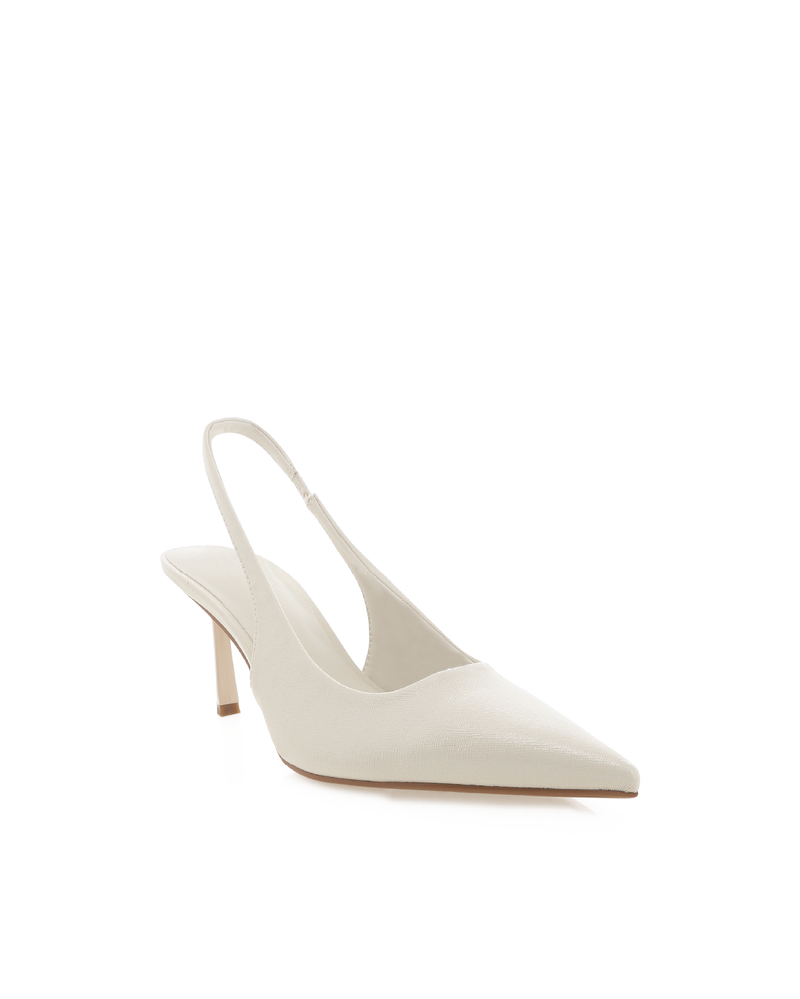 IDANA - BONE SAFFIANO SHINE-PUMPS-Billini-BILLINI USA