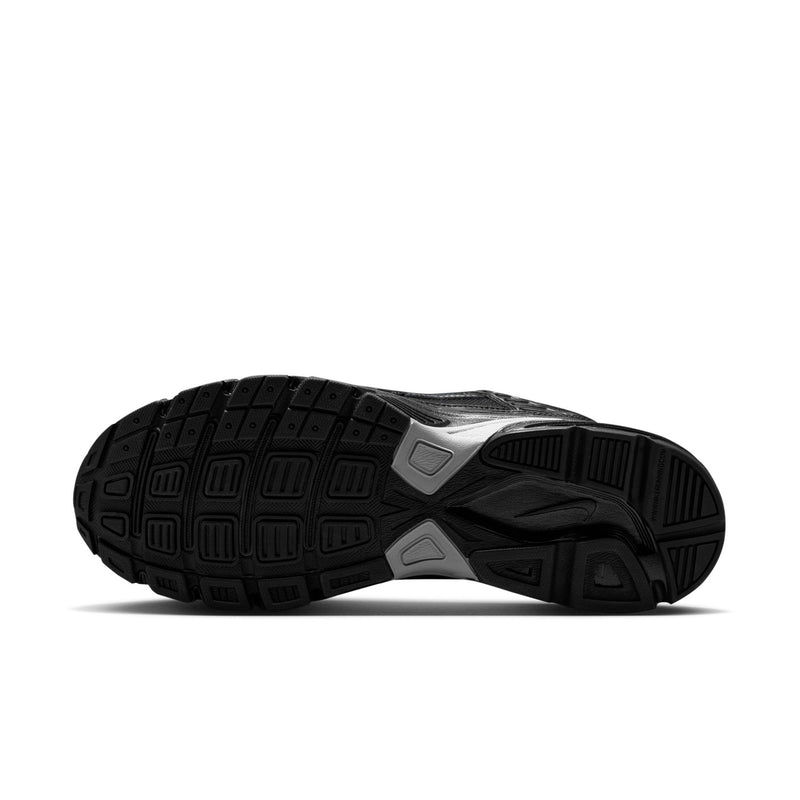 Men's Nike Initiator black outsole, textured tread with raised rubber traction pods