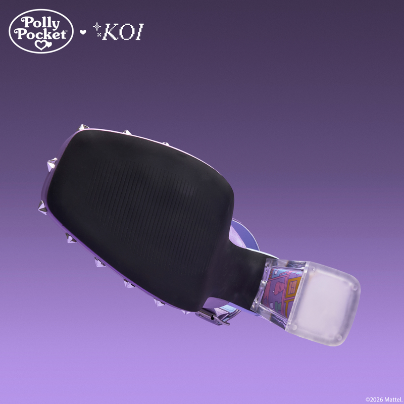 It’s Polly’s World Platform Heels- Purple - Sole