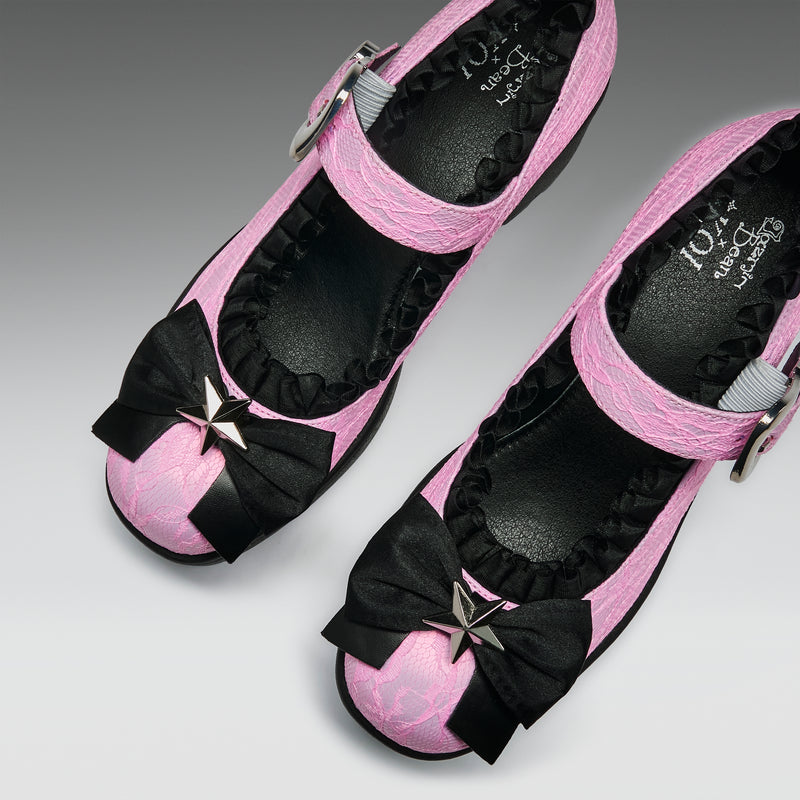 Jazmin Bean X KOI Park Princess Edition Mary Janes top view