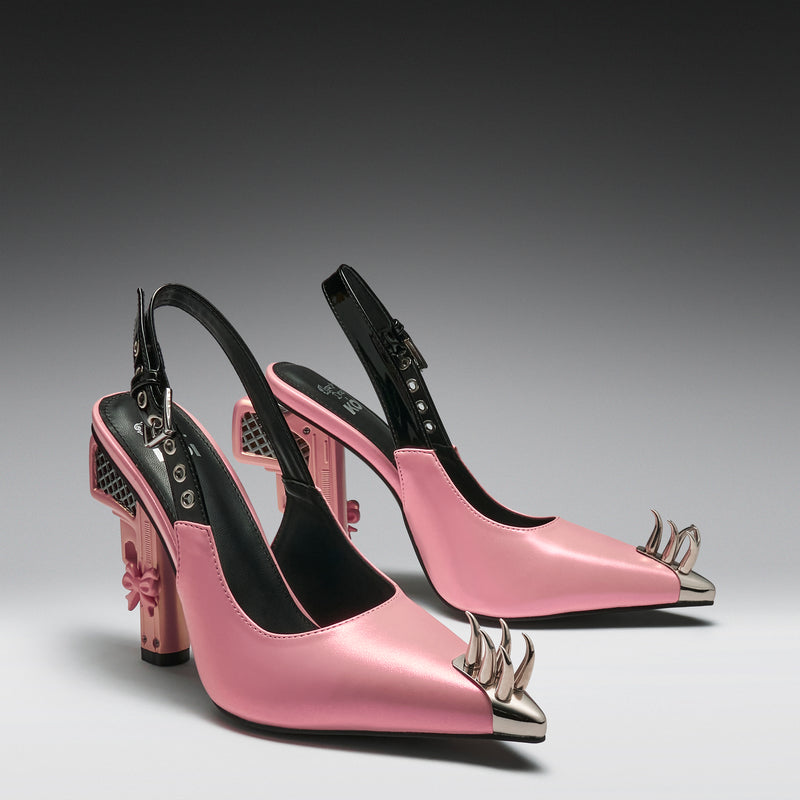 Jazmin Bean X KOI Revenge Pump Heel Pumps on white background